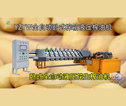 YZYW花生榨油機是怎樣將花生壓榨成花生油的？